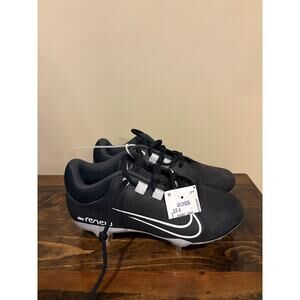 Nike Hyperdiamond 4 Pro Black and White Softball Cleats Womens 6 NWT